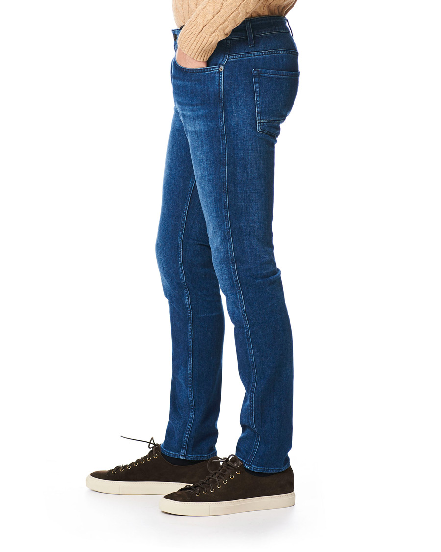 Heren | Jeans | BOSS BLACK | BOSS Delaware Slim Fit Stretch Jeans Medium Blue
