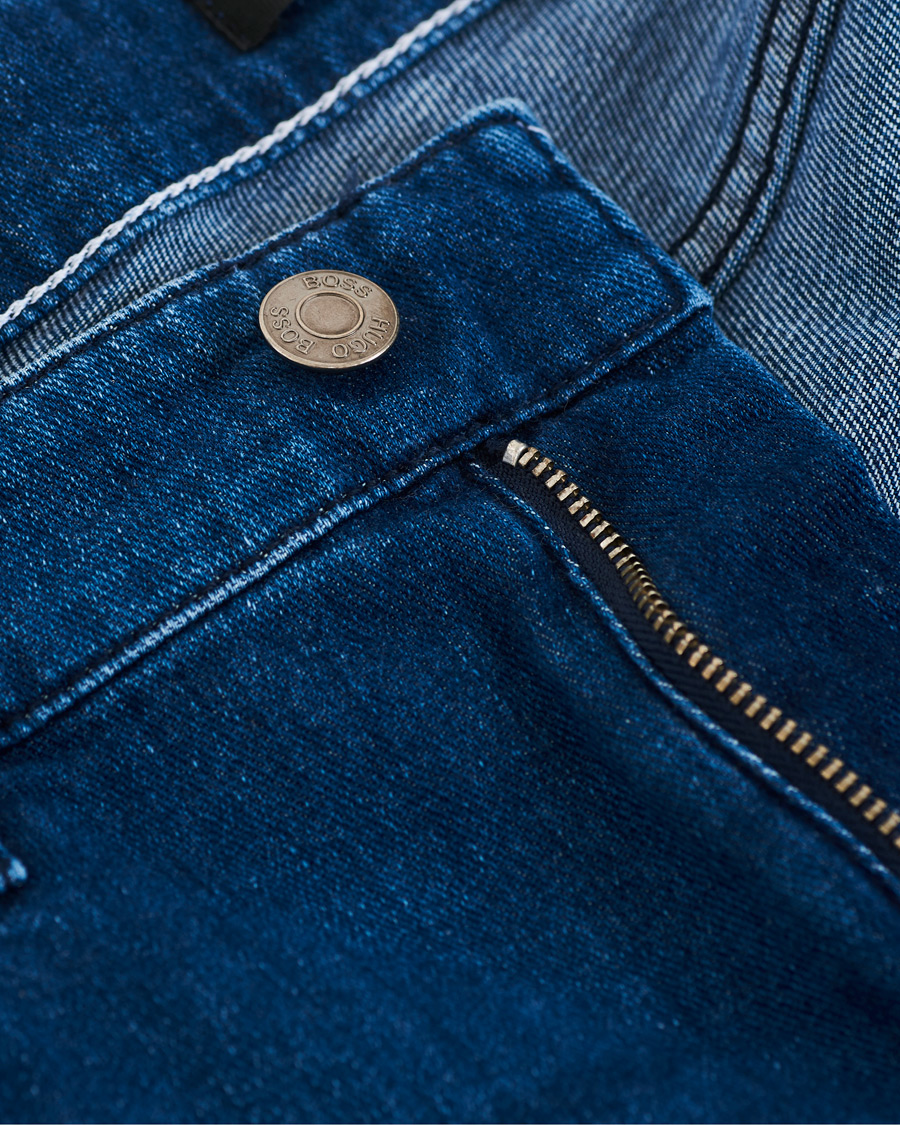 Heren | Jeans | BOSS BLACK | BOSS Delaware Slim Fit Stretch Jeans Medium Blue