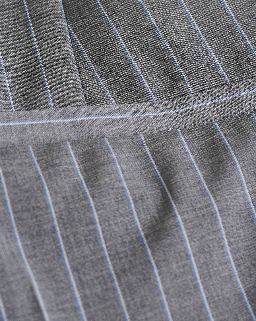 Heren | Broeken | HUGO | Falko Striped Turn Up Cargo Pants Silver