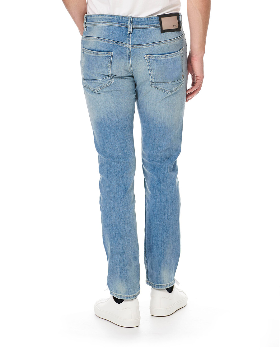 Heren | Jeans | BOSS ORANGE | BOSS Casual Delaware Slim Fit Stretch Jeans Aqua