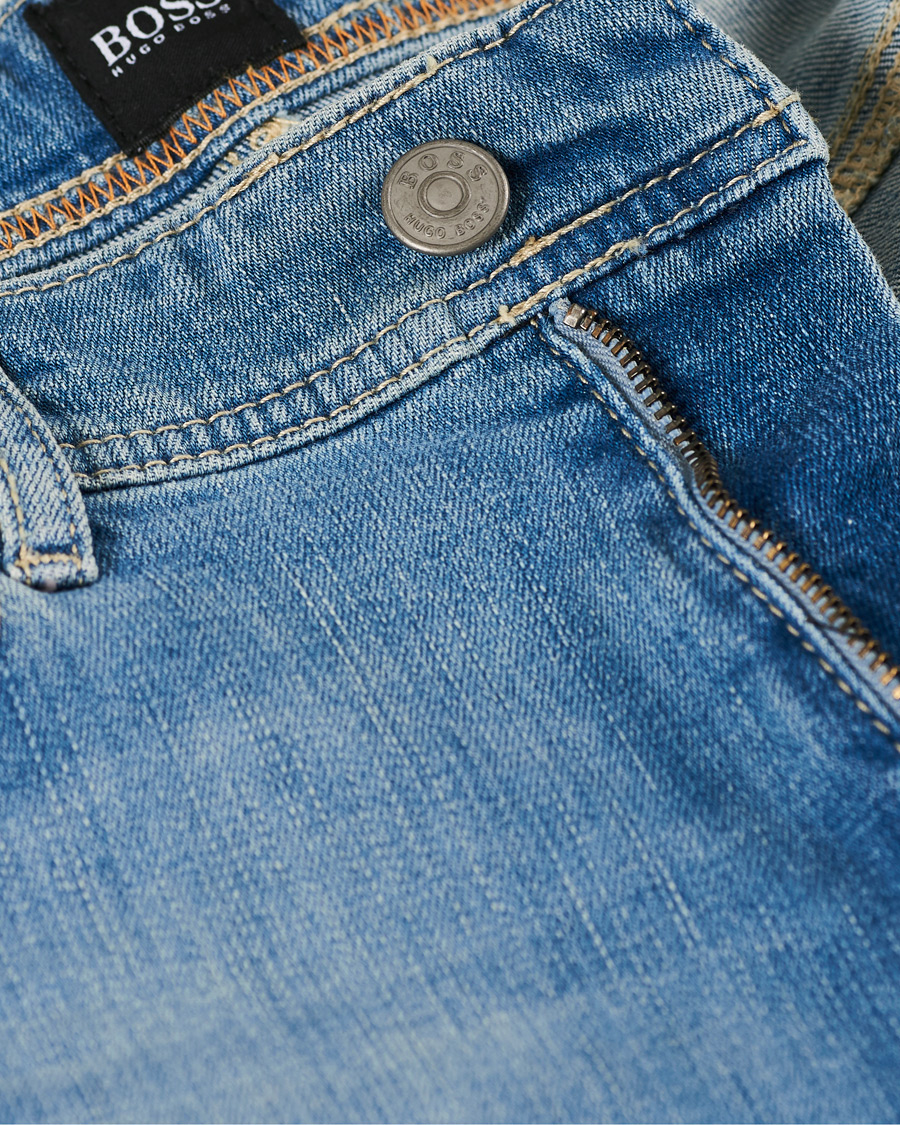 Heren | Jeans | BOSS ORANGE | BOSS Casual Delaware Slim Fit Stretch Jeans Aqua