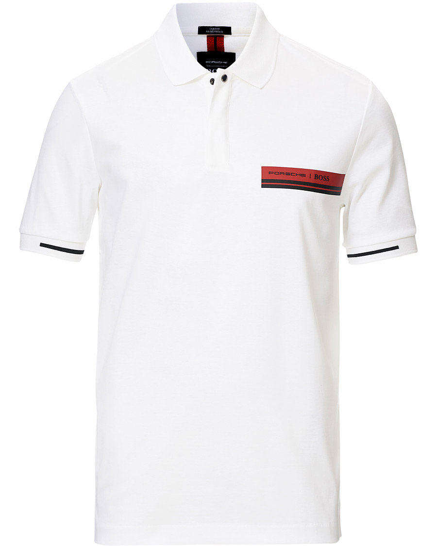 Heren | Polo's | BOSS BLACK | BOSS Porsche Capsule Phillipson Polo White