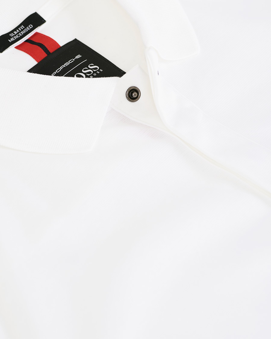 Heren | Polo's | BOSS BLACK | BOSS Porsche Capsule Phillipson Polo White