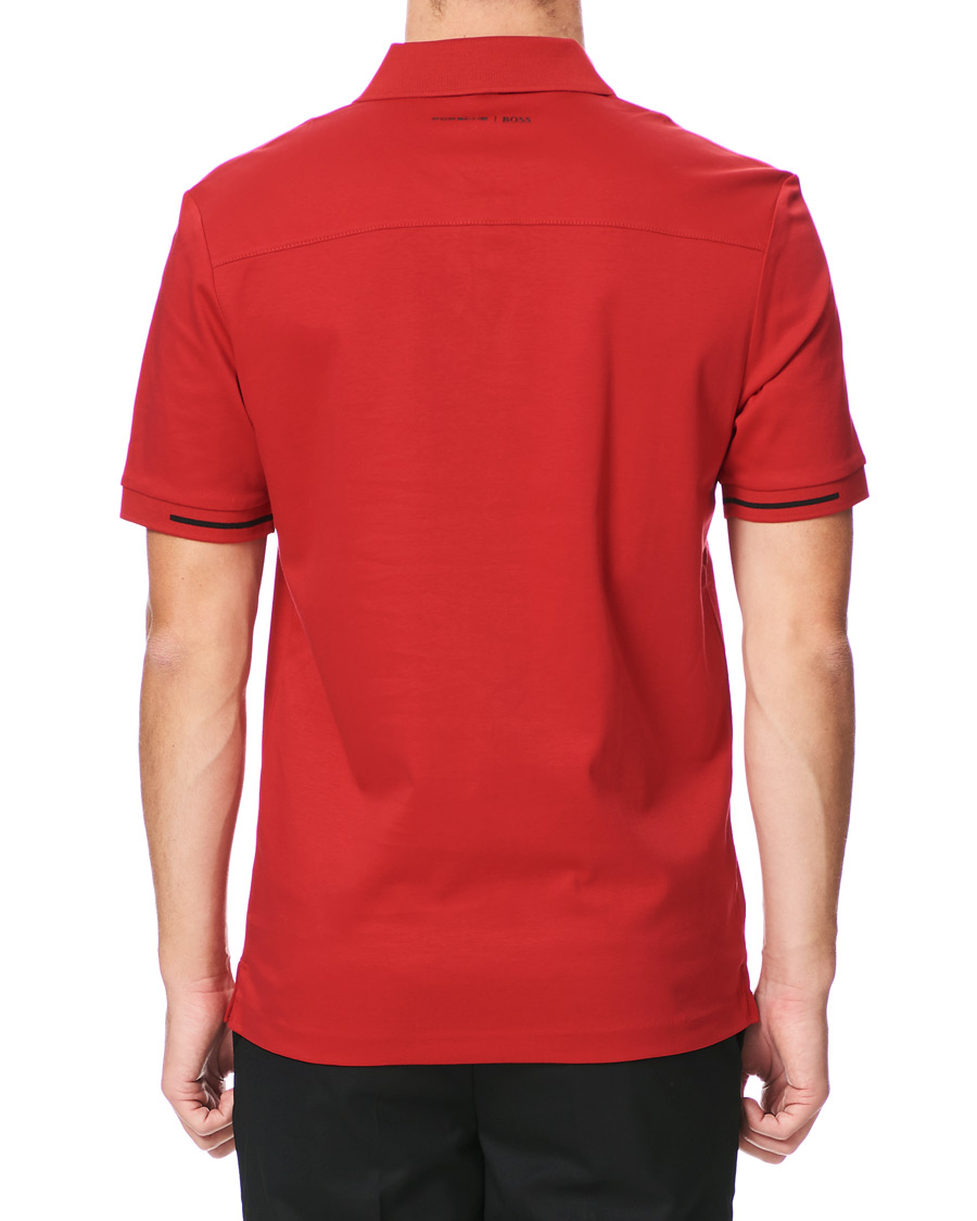 Heren | Polo's | BOSS BLACK | BOSS Porsche Capsule Phillipson Polo Open Red