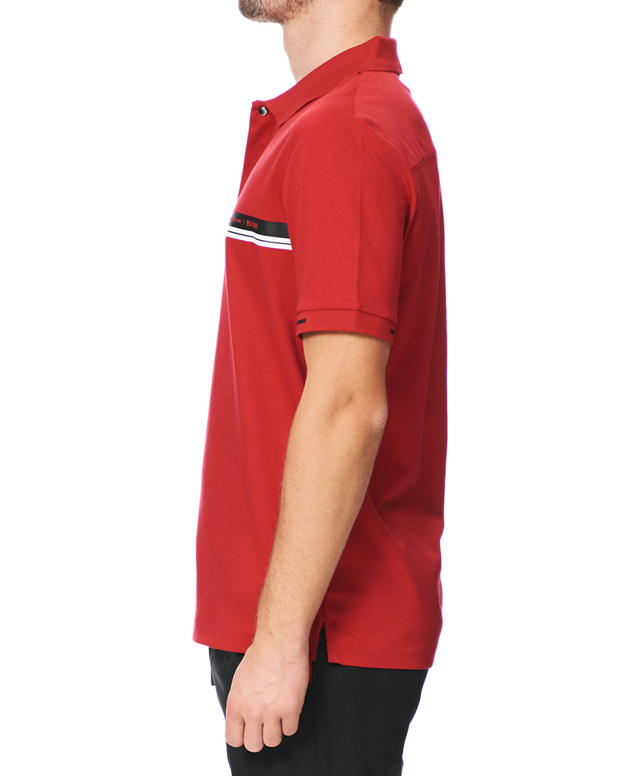 Heren | Polo's | BOSS BLACK | BOSS Porsche Capsule Phillipson Polo Open Red
