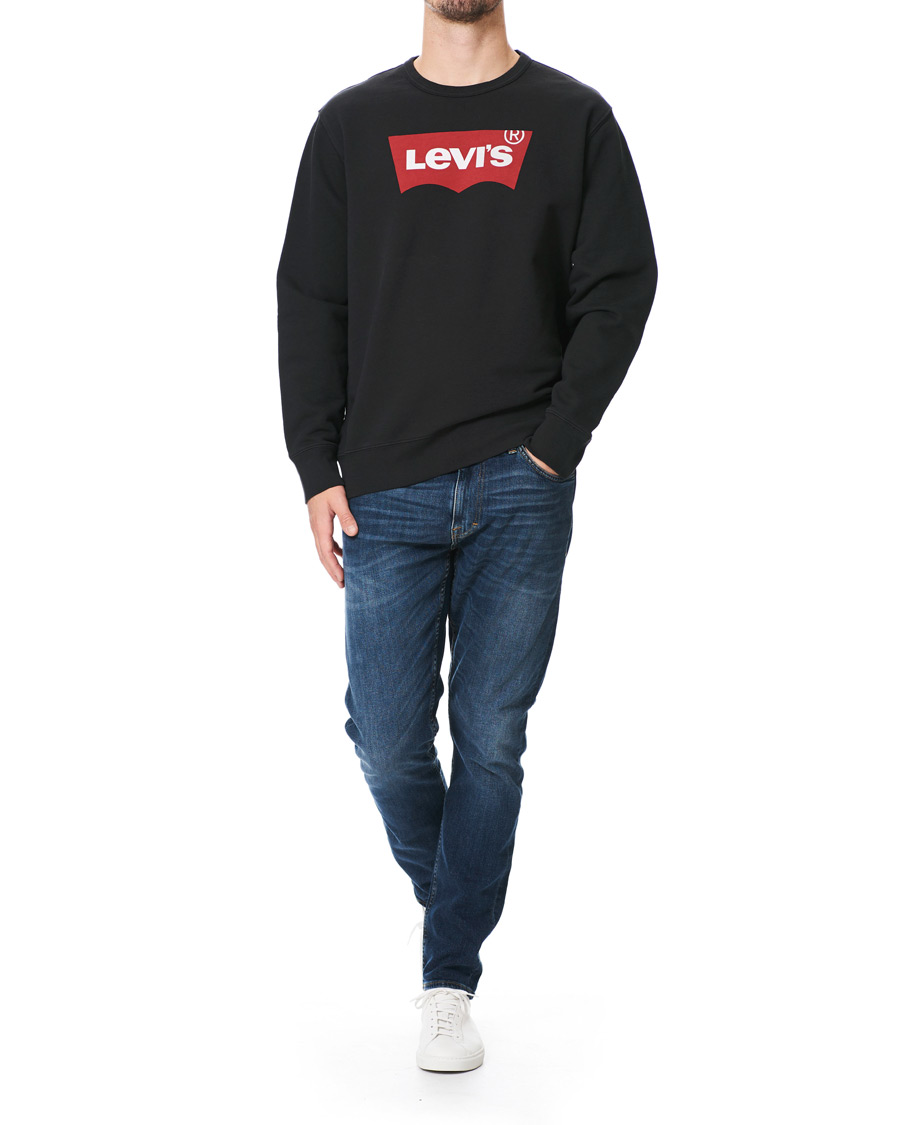 Heren | Truien | Levi's | Batwing Crew Neck Sweatshirt Jet Black