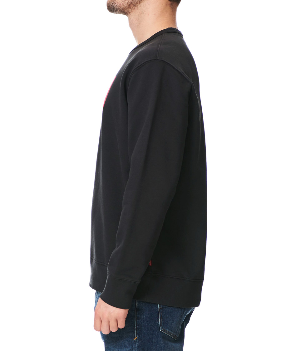 Heren | Truien | Levi's | Batwing Crew Neck Sweatshirt Jet Black