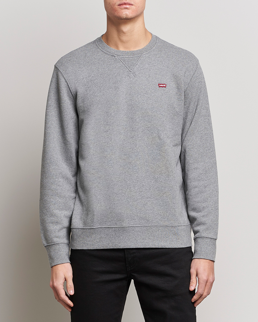 Heren |  | Levi\'s | Original Crew Neck Sweatshirt Chisel Grey Heather