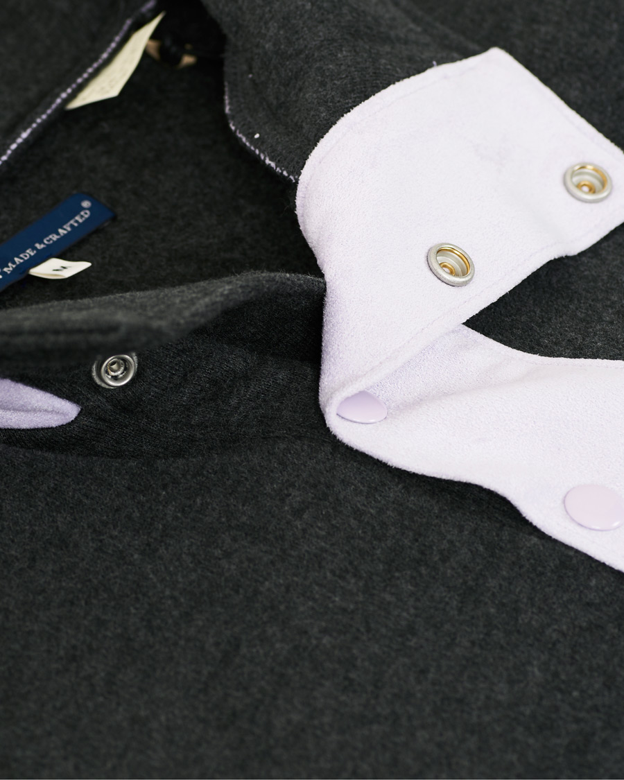 Heren | Truien | Levi's Made & Crafted | Alpine Mock Fleece Stretch Limo