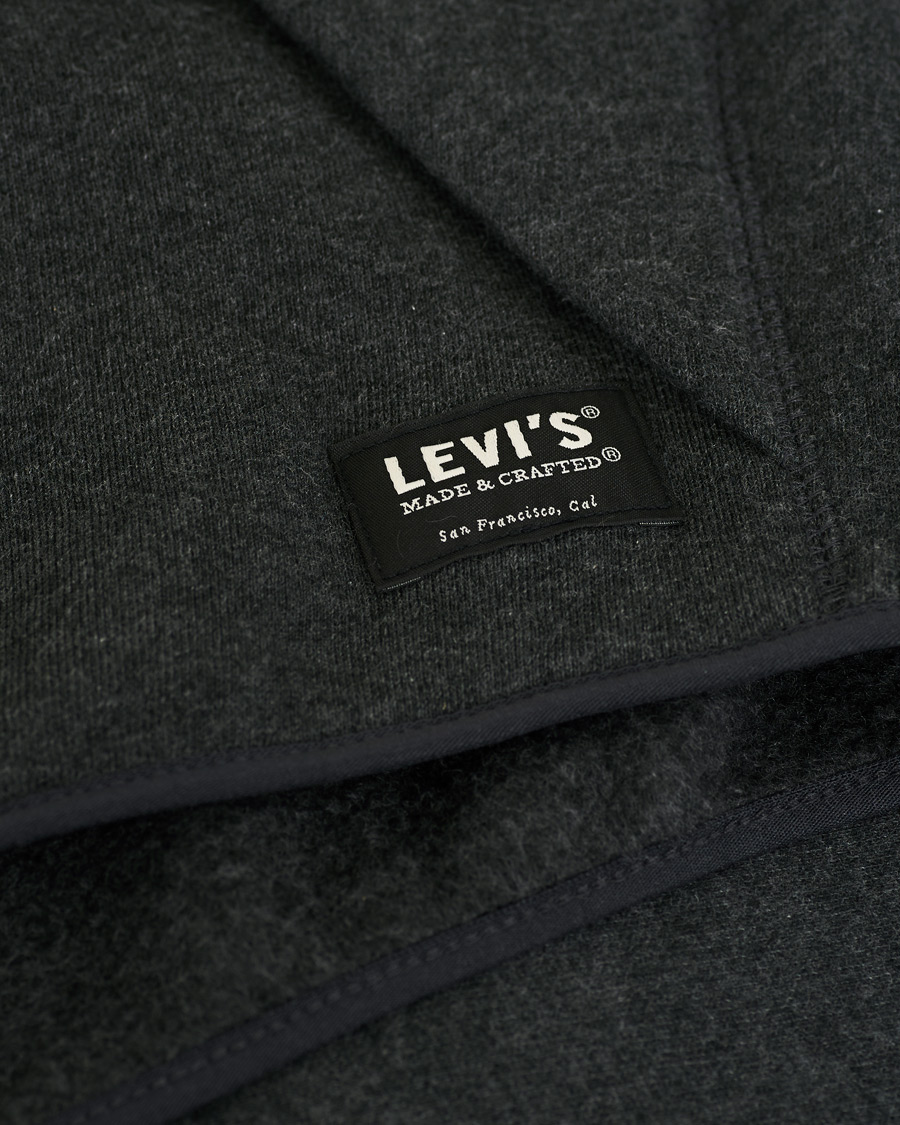 Heren | Truien | Levi's Made & Crafted | Alpine Mock Fleece Stretch Limo