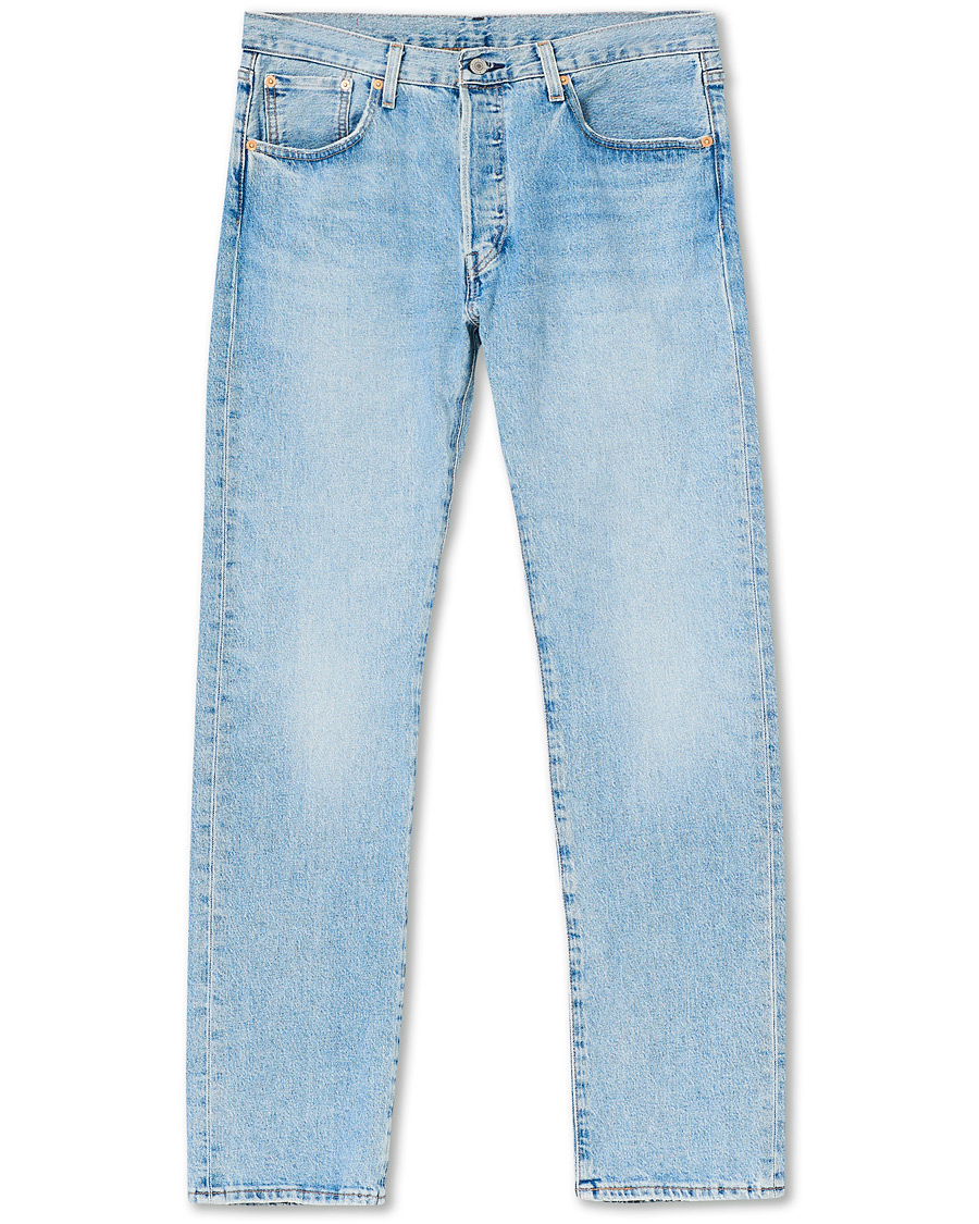 Heren | Jeans | Levi's | 501 Slim Fit Stretch Jeans Basil Sand
