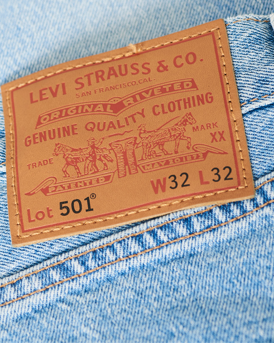 Heren | Jeans | Levi's | 501 Slim Fit Stretch Jeans Basil Sand