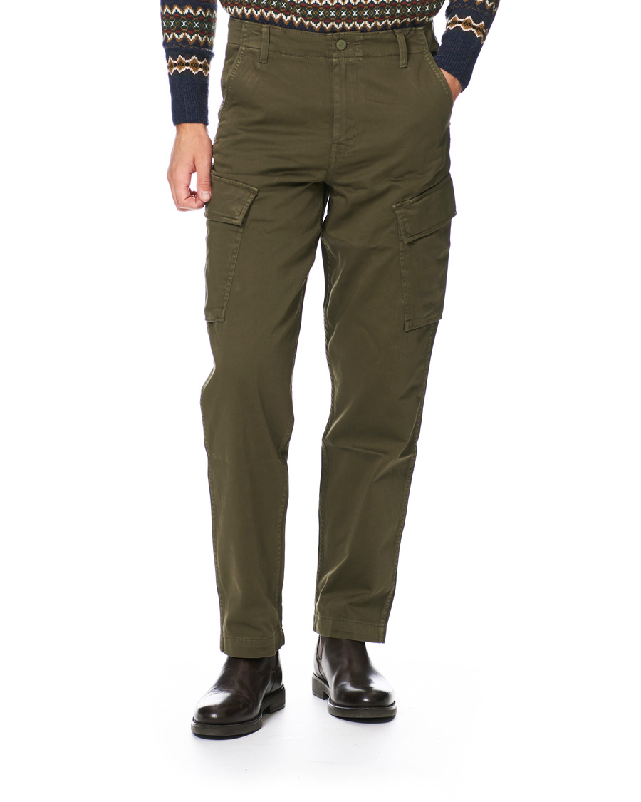 Heren | Broeken | Levi's | Taper Cargo II Bunker Olive