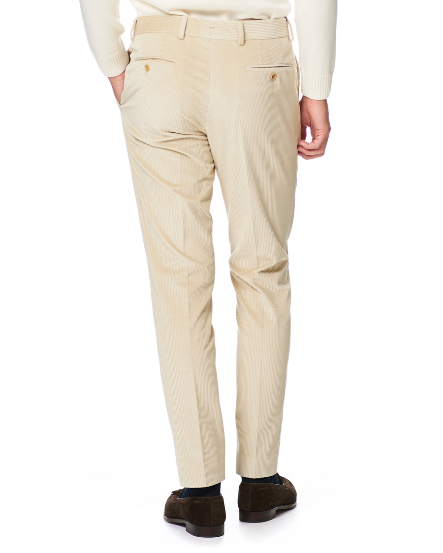 Heren | Broeken | Morris | Rodney Corduroy Trousers Off White
