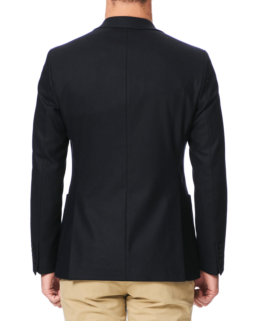 Heren | Blazers | Morris | Wool Flannel Blazer Navy