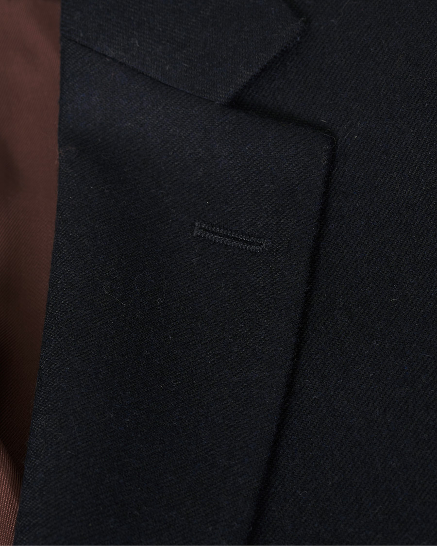 Heren | Blazers | Morris | Wool Flannel Blazer Navy