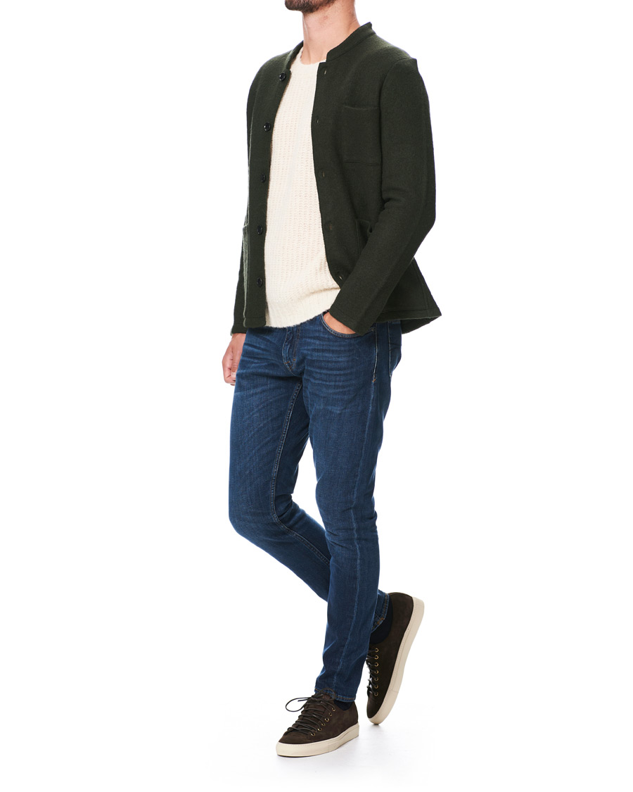 Heren | Blazers | NN07 | Oswald Wool Blazer Army Green
