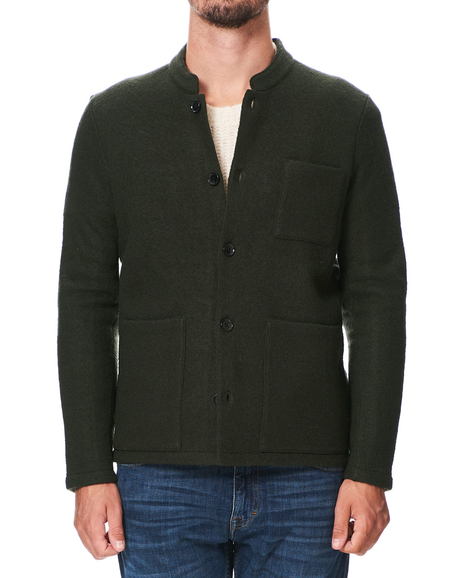 Heren | Blazers | NN07 | Oswald Wool Blazer Army Green
