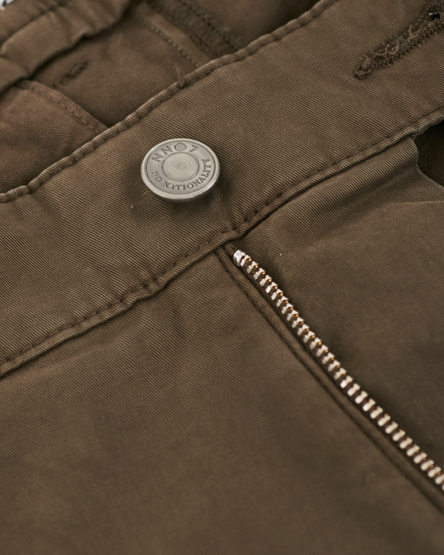 Heren | Broeken | NN07 | Marco Slim Fit Stretch Chinos Khaki Grey
