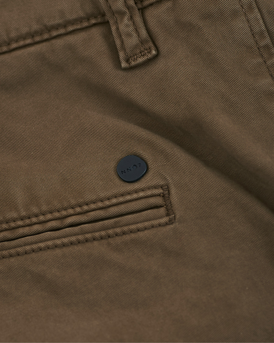 Heren | Broeken | NN07 | Marco Slim Fit Stretch Chinos Khaki Grey