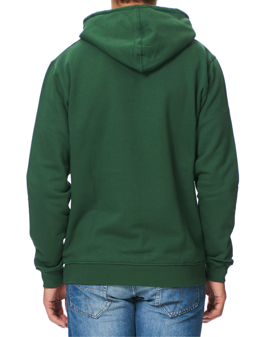 Heren | Truien | NN07 | Barrow Printed Hoodie Bottle Green