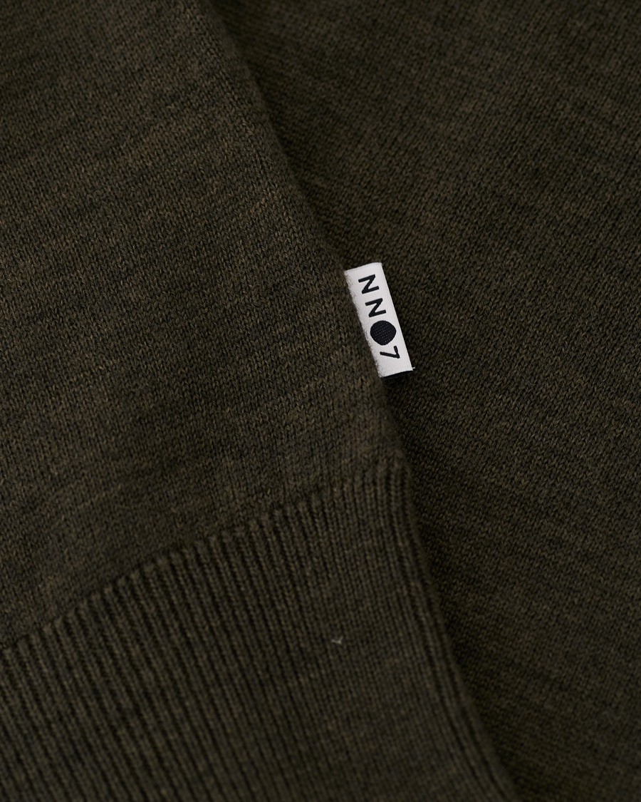 Heren | Truien | NN07 | Ted Merino Crew Neck Pullover Army Green