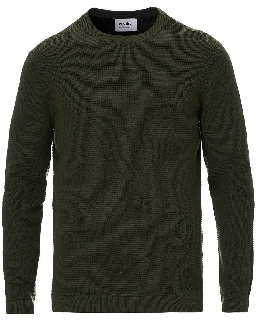 Heren | Truien | NN07 | Julian Structure Pullover Army Green