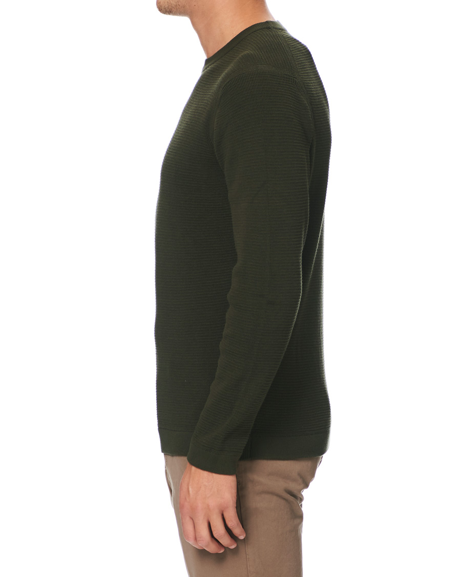 Heren | Truien | NN07 | Julian Structure Pullover Army Green