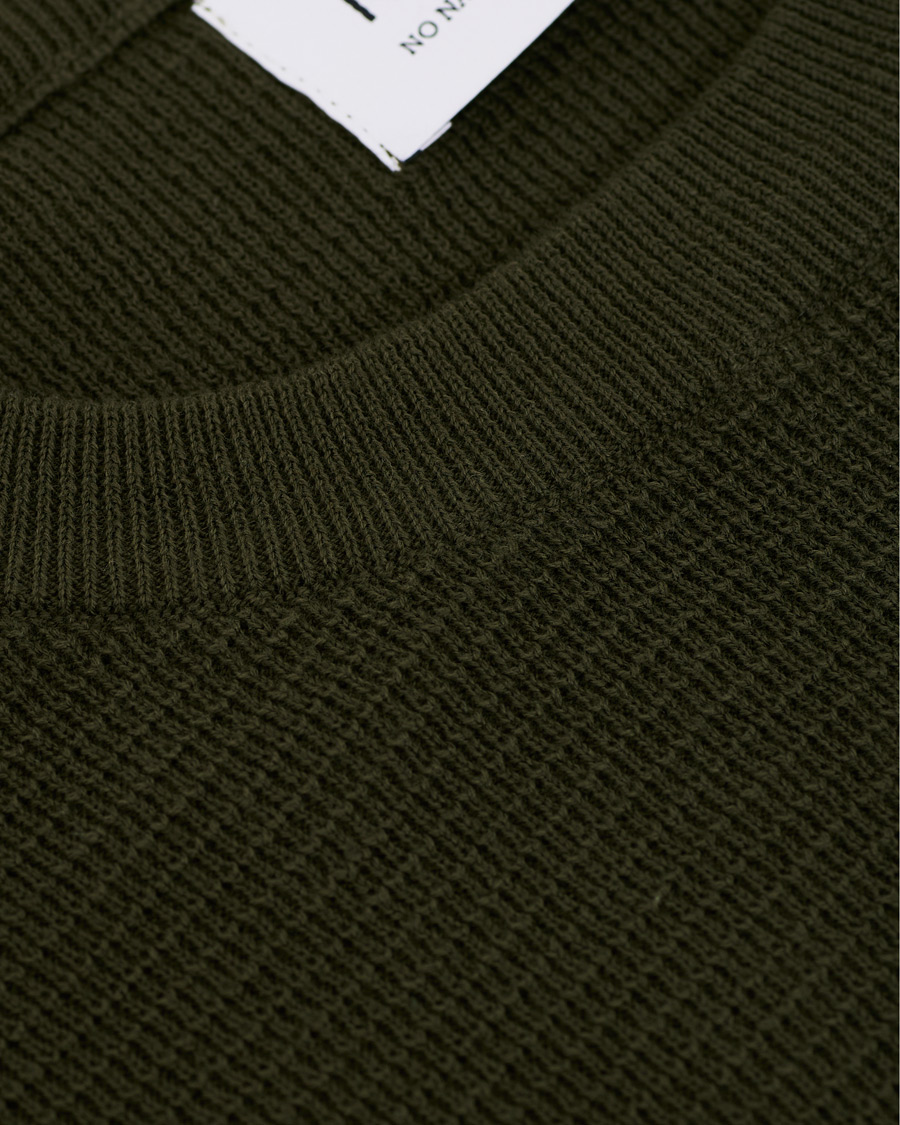 Heren | Truien | NN07 | Julian Structure Pullover Army Green