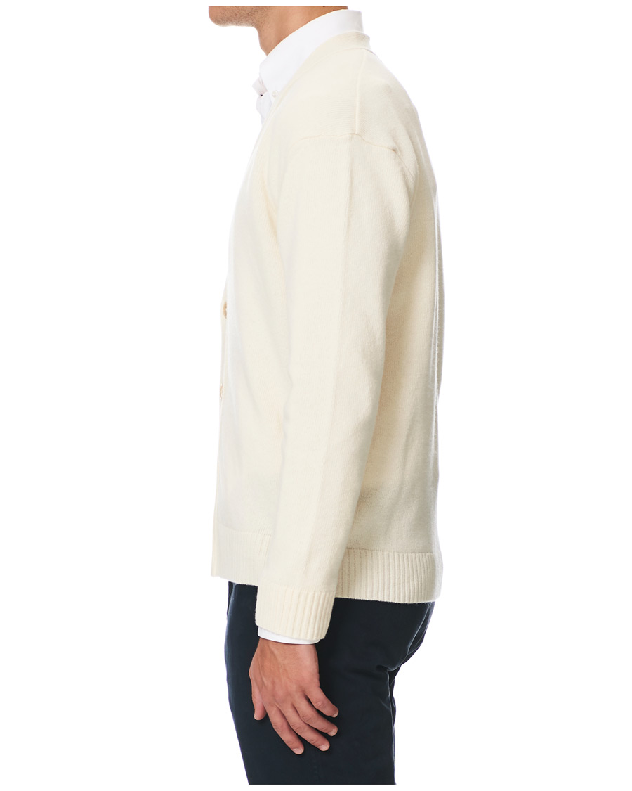 Heren | Truien | NN07 | Björn Wool Cardigan Cream