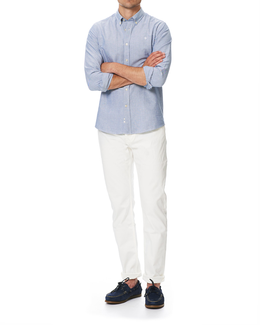Heren | Overhemden | Morris | André Button Down Shirt Blue