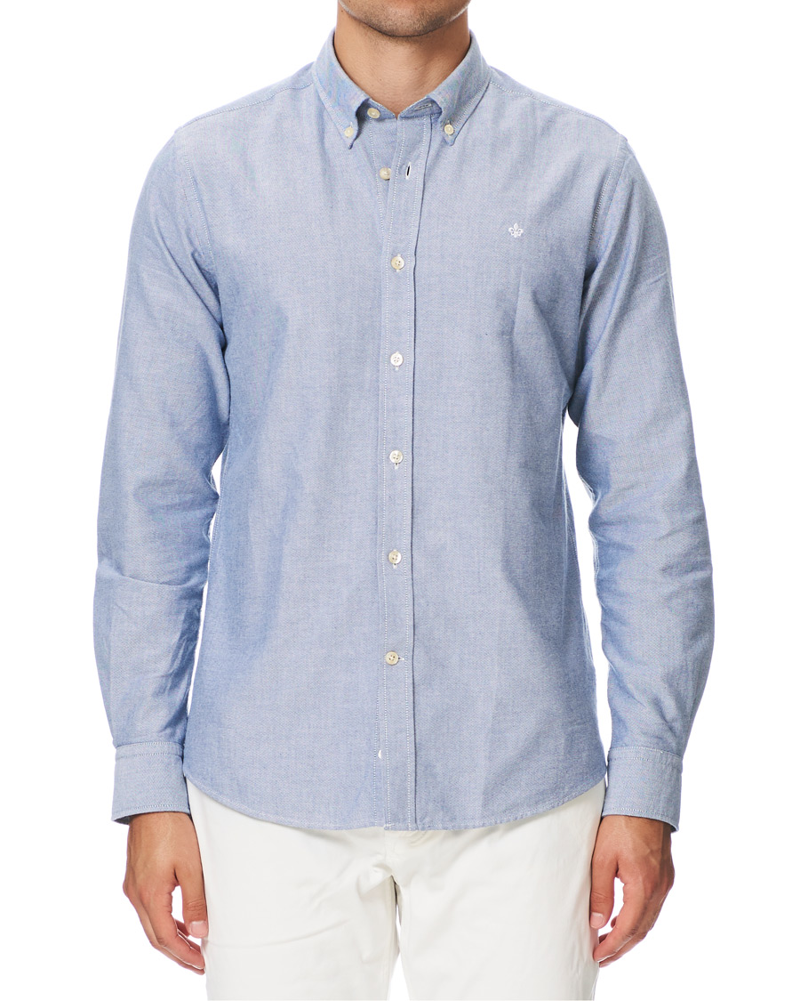Heren | Overhemden | Morris | André Button Down Shirt Blue