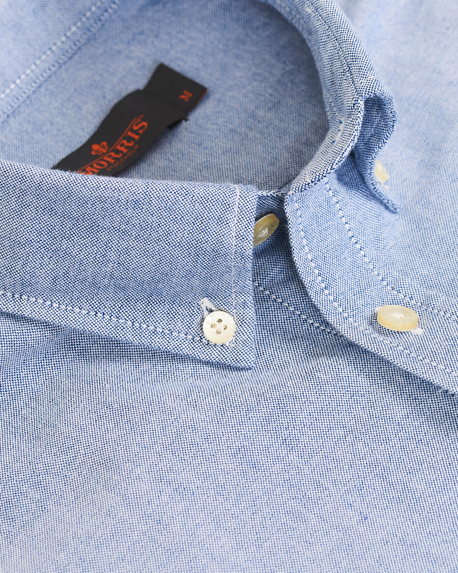 Heren | Overhemden | Morris | André Button Down Shirt Blue