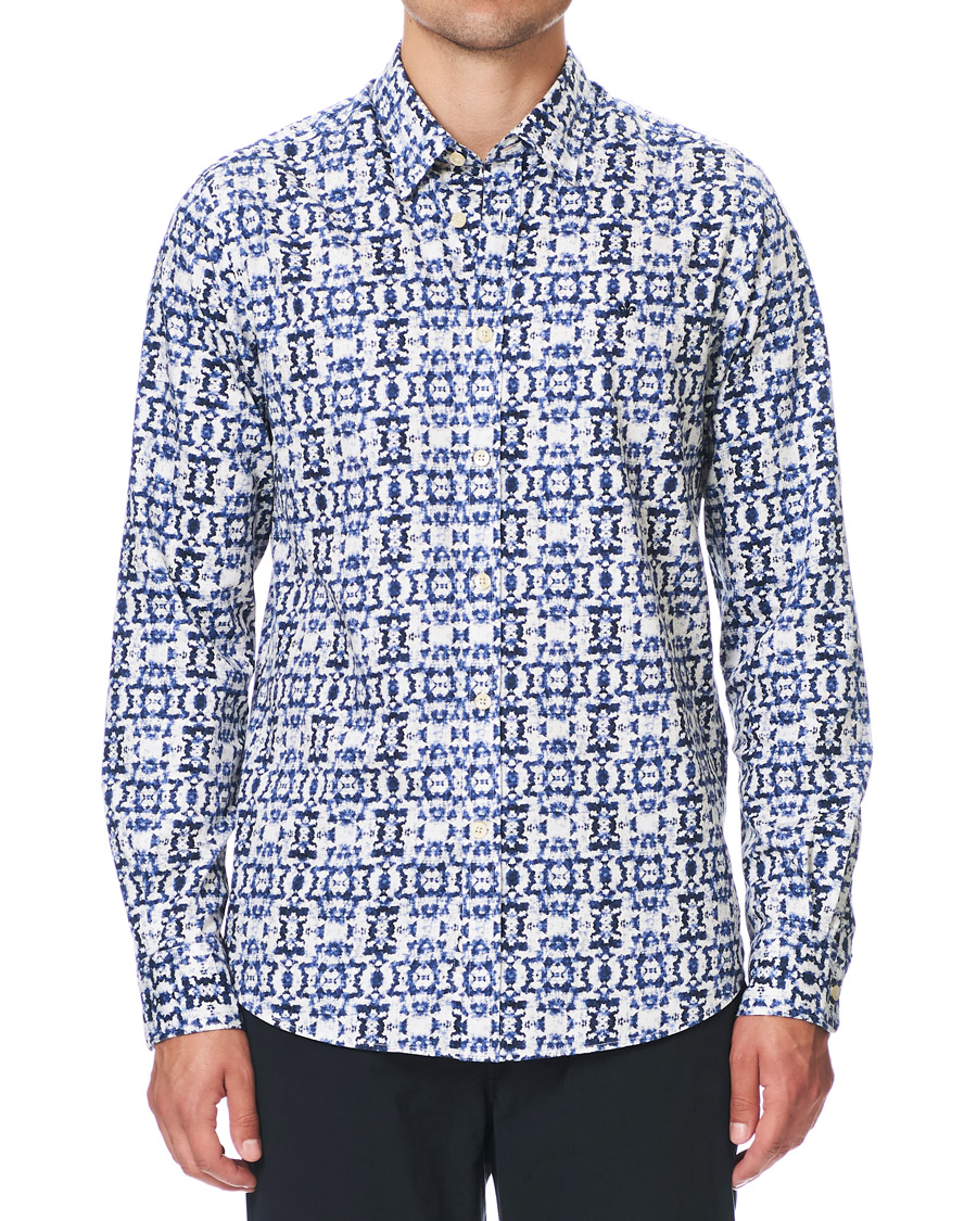 Heren | Overhemden | Morris | Pascal Button Under Shirt Blue