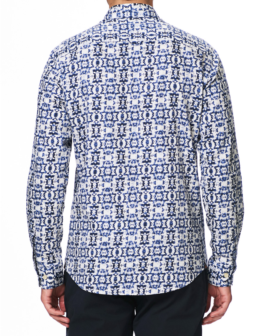 Heren | Overhemden | Morris | Pascal Button Under Shirt Blue