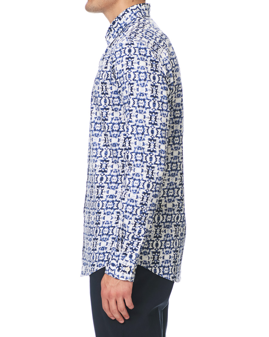 Heren | Overhemden | Morris | Pascal Button Under Shirt Blue