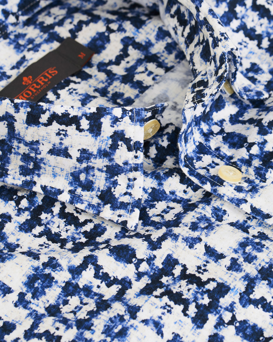 Heren | Overhemden | Morris | Pascal Button Under Shirt Blue