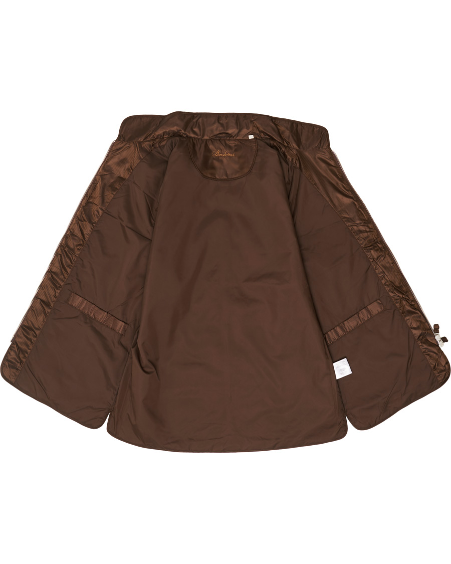 Heren | Jassen | Stenströms | Quilted Houndstooth Vest Brown