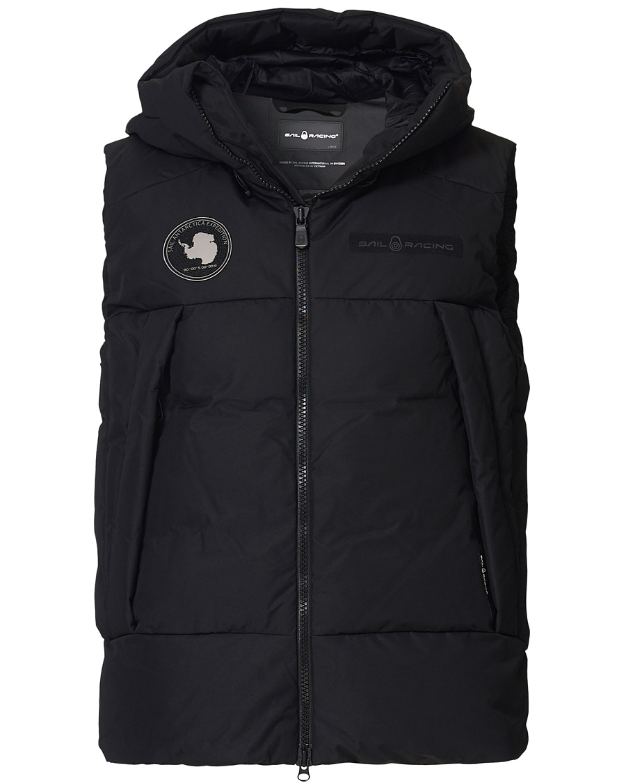 Heren | Jassen | Sail Racing | Artic Down Hooded Vest Carbon