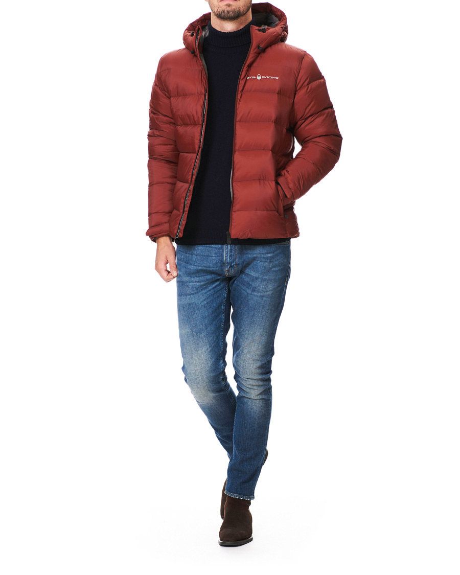 Heren | Jassen | Sail Racing | Gravity Down Hooded Jacket Fired Brick