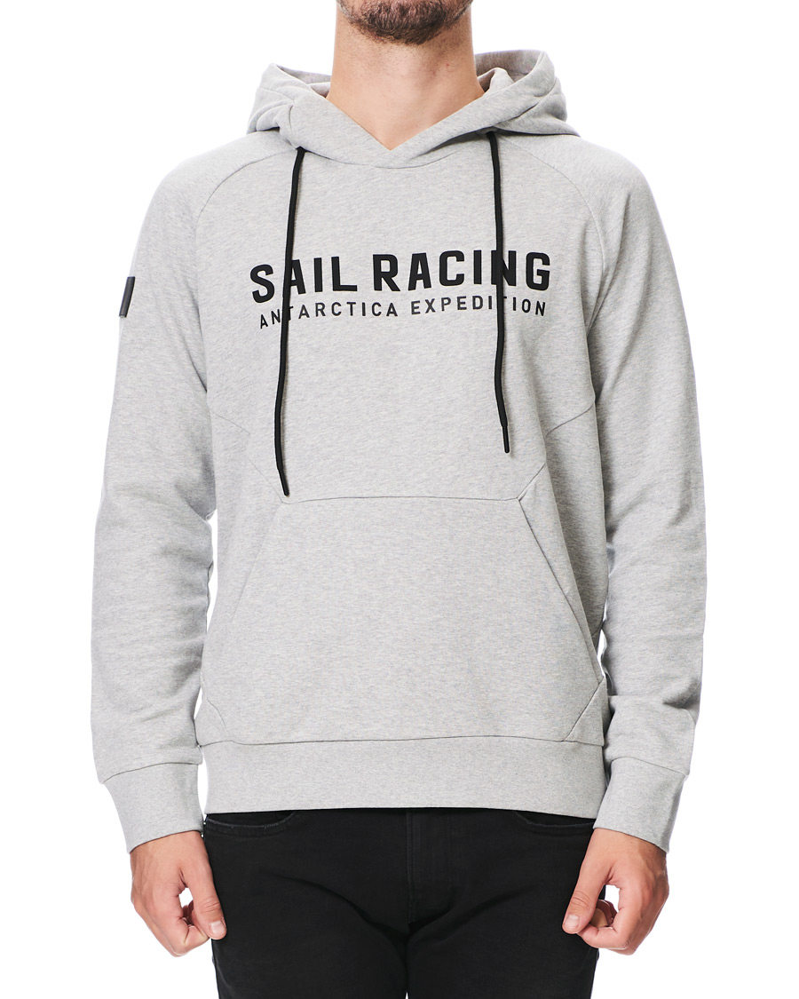 Heren | Truien | Sail Racing | Antartica Hoodie Light Grey Melange