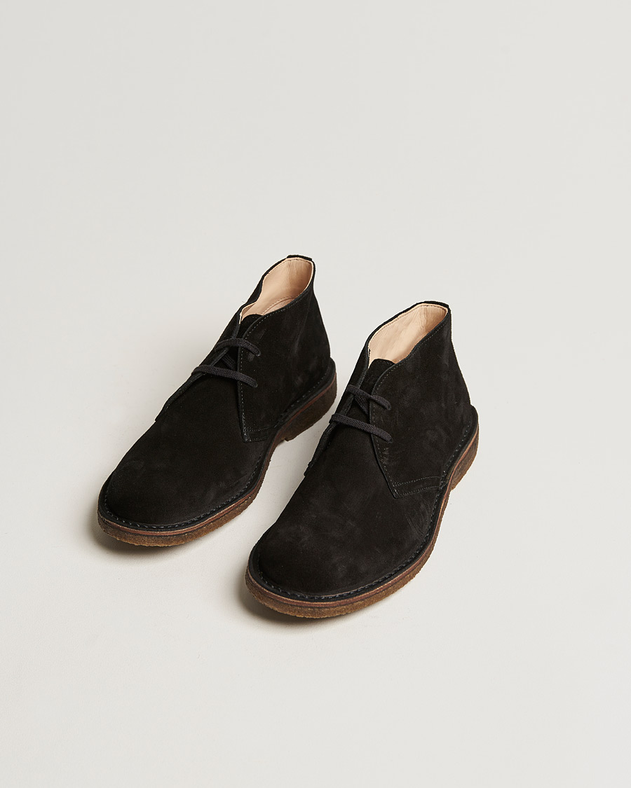 Heren | Schoenen | Astorflex | Greenflex Desert Boot Black Suede