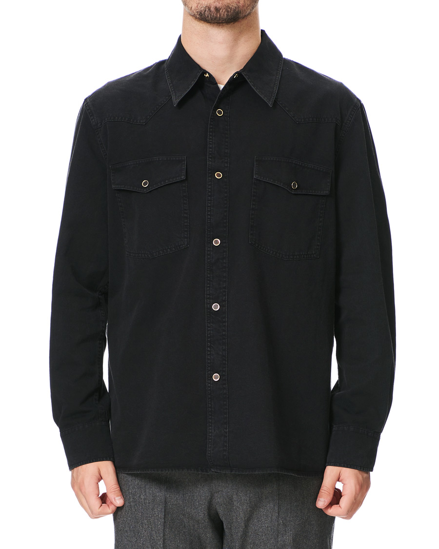 Heren | Overhemden | Our Legacy | Denim Western Shirt Black