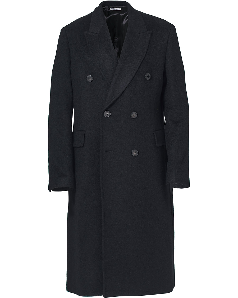 Heren | Jassen | Our Legacy | Whale Double Breasted Wool Coat Black