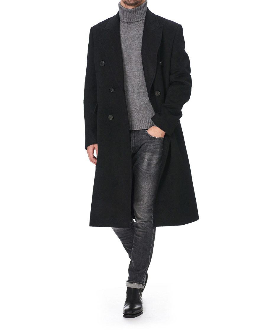 Heren | Jassen | Our Legacy | Whale Double Breasted Wool Coat Black