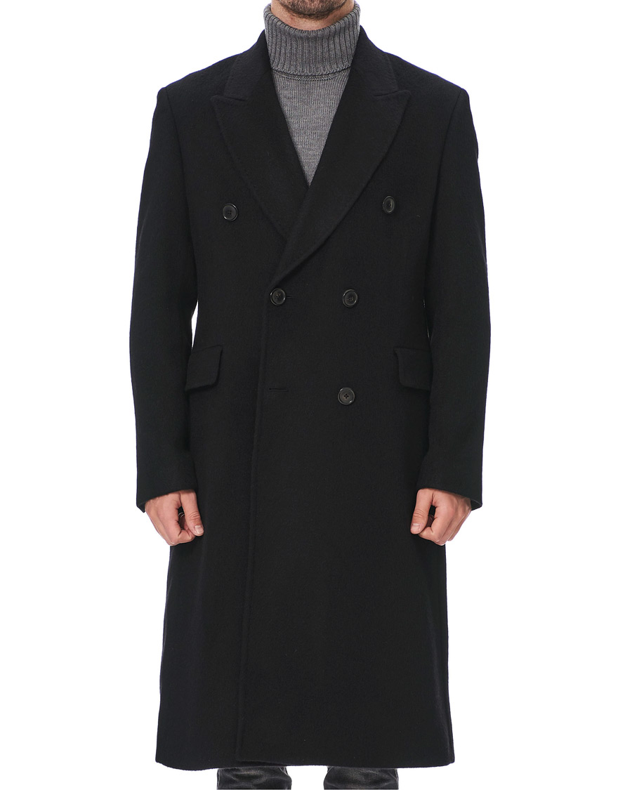 Heren | Jassen | Our Legacy | Whale Double Breasted Wool Coat Black