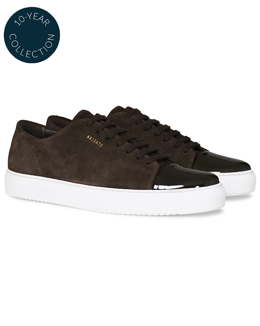 Heren | Axel Arigato High Shine Toe Cap Sneaker Brown Suede | Axel Arigato | High Shine Toe Cap Sneaker Brown Suede