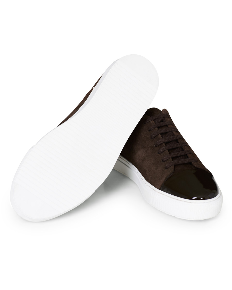 Heren | Axel Arigato High Shine Toe Cap Sneaker Brown Suede | Axel Arigato | High Shine Toe Cap Sneaker Brown Suede