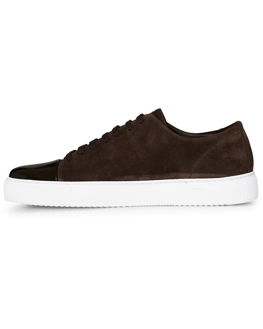 Heren | Axel Arigato High Shine Toe Cap Sneaker Brown Suede | Axel Arigato | High Shine Toe Cap Sneaker Brown Suede