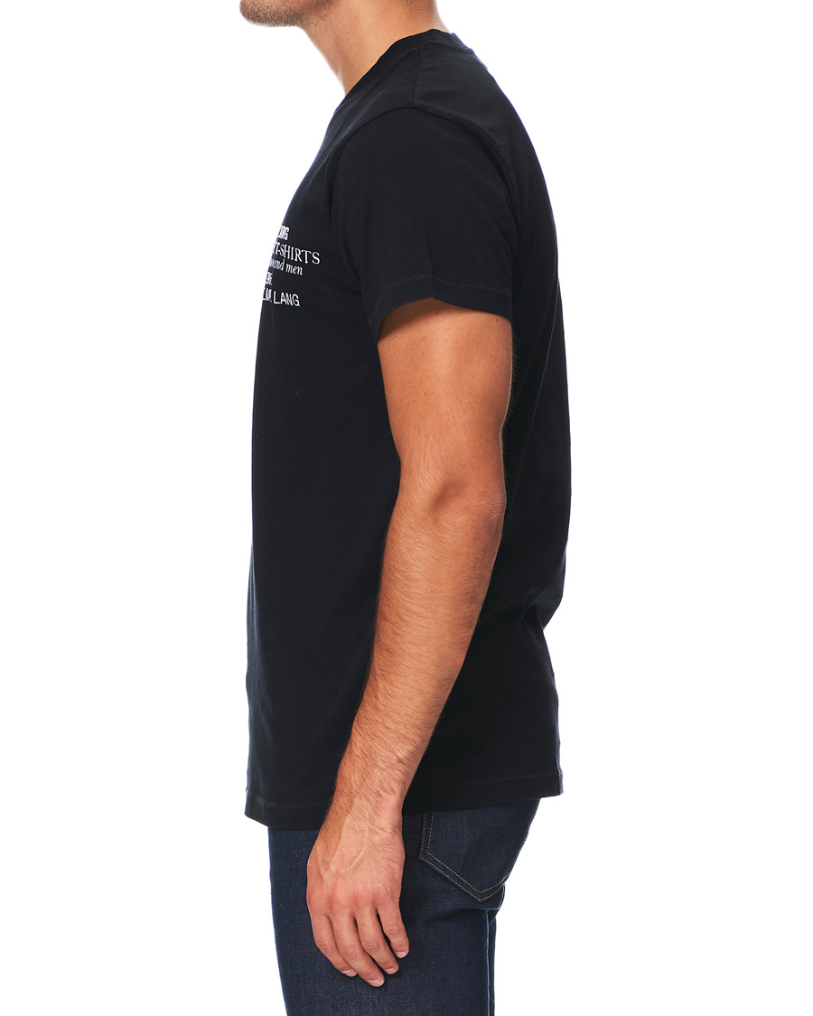 Heren | T-shirts | Helmut Lang | Standard Finest Tee Black